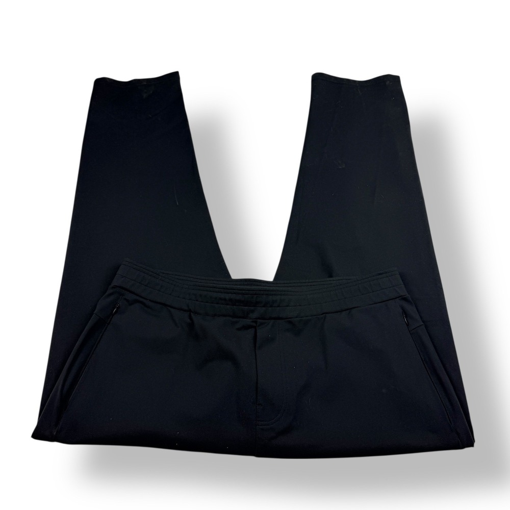Public Rec All Day Pants Black Men Size 40/30 Athletic Fit Stretch Nylon Spandex
